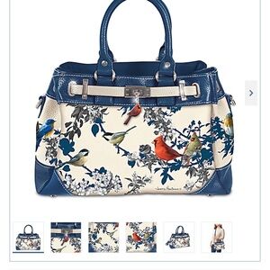 James Hautman "Songs Of Spring" Handbag With Bird Charm